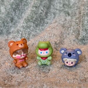 Pop Bean Pajama Dress Crossings Bundle of 3 | Pop Mart blind box mini figures